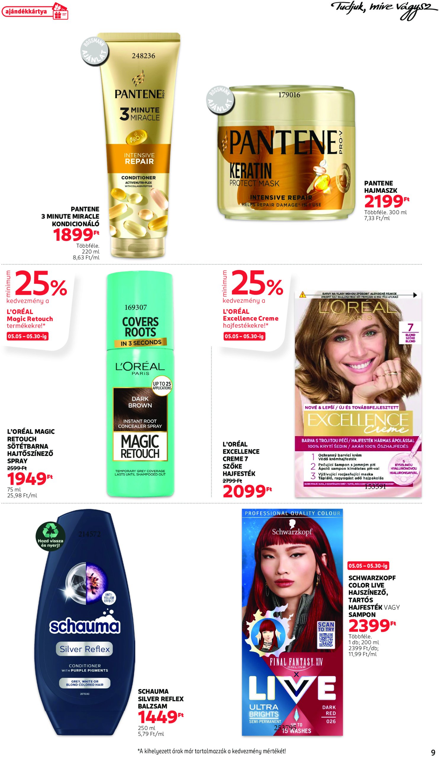rossmann - Rossmann akciós újság, érvényes 05.19. - 05.30. - page: 9