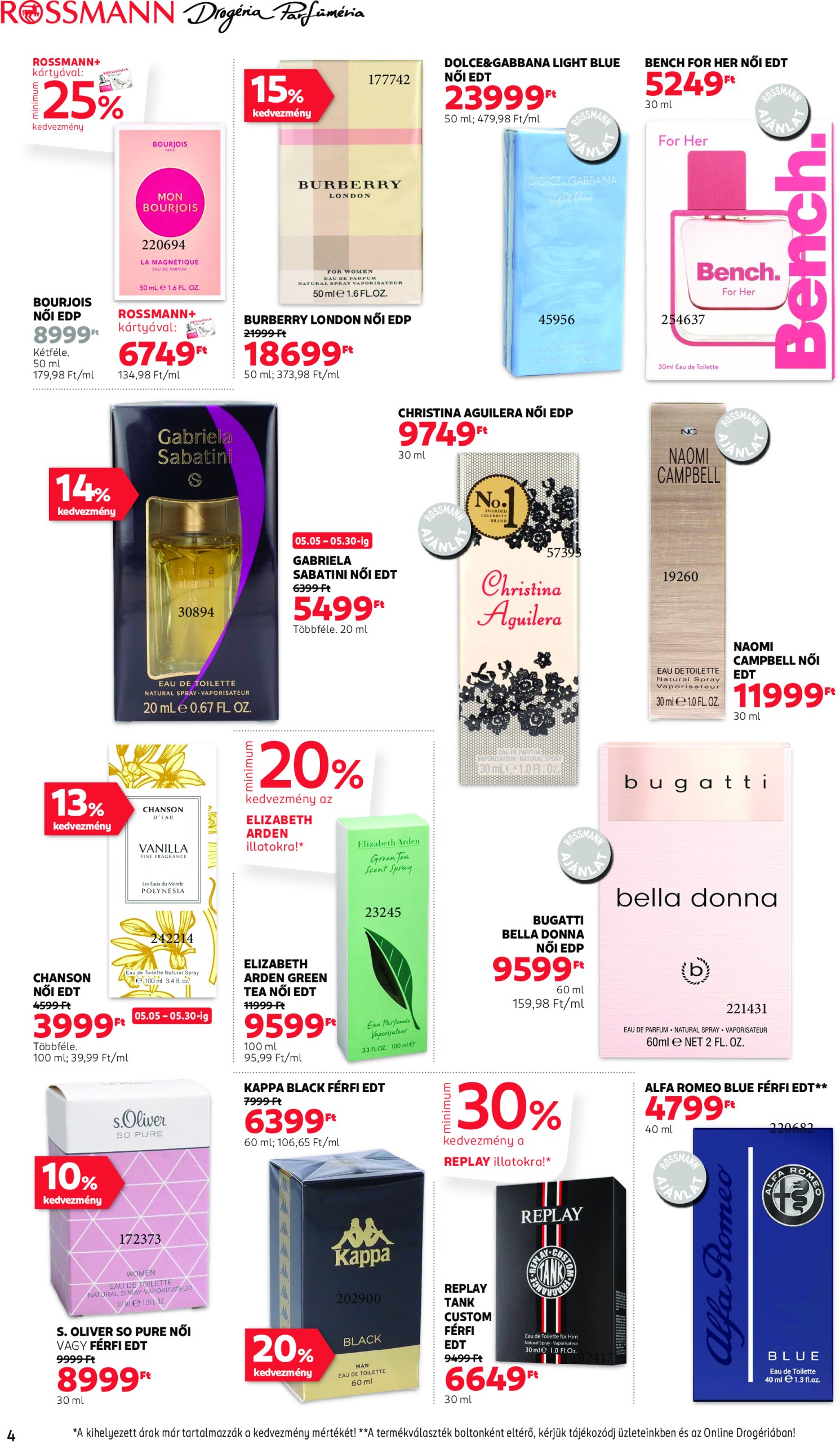 rossmann - Rossmann akciós újság, érvényes 05.19. - 05.30. - page: 4
