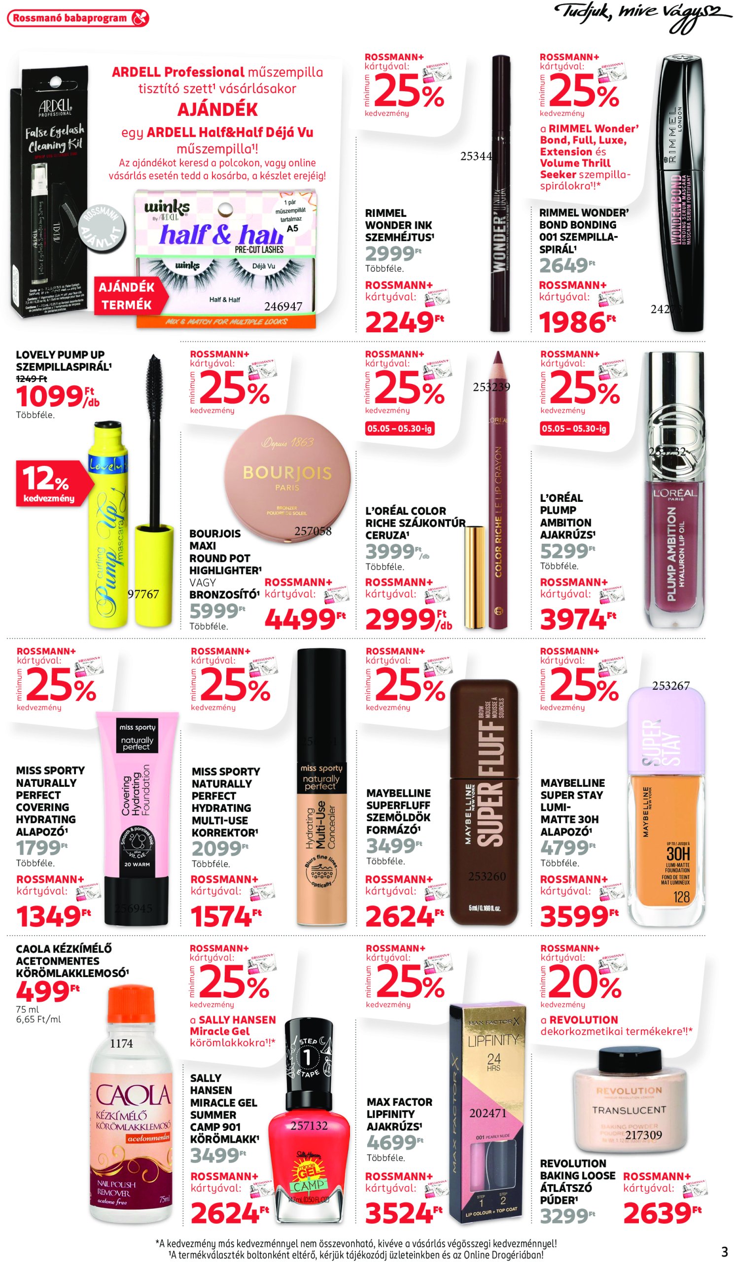 rossmann - Rossmann akciós újság, érvényes 05.19. - 05.30. - page: 3