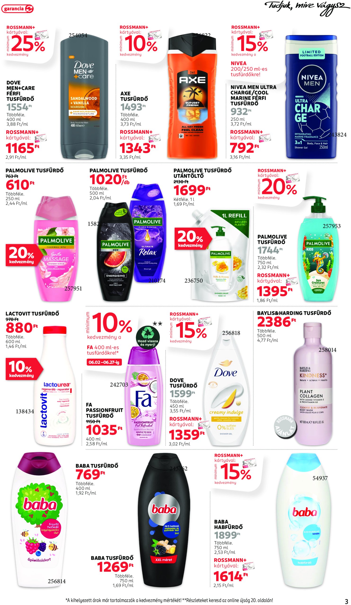 rossmann - Rossmann akciós újság, érvényes 06.02. - 06.13. - page: 3 rossmann - Rossmann akciós újság, érvényes 06.02. - 06.13. - page: 3