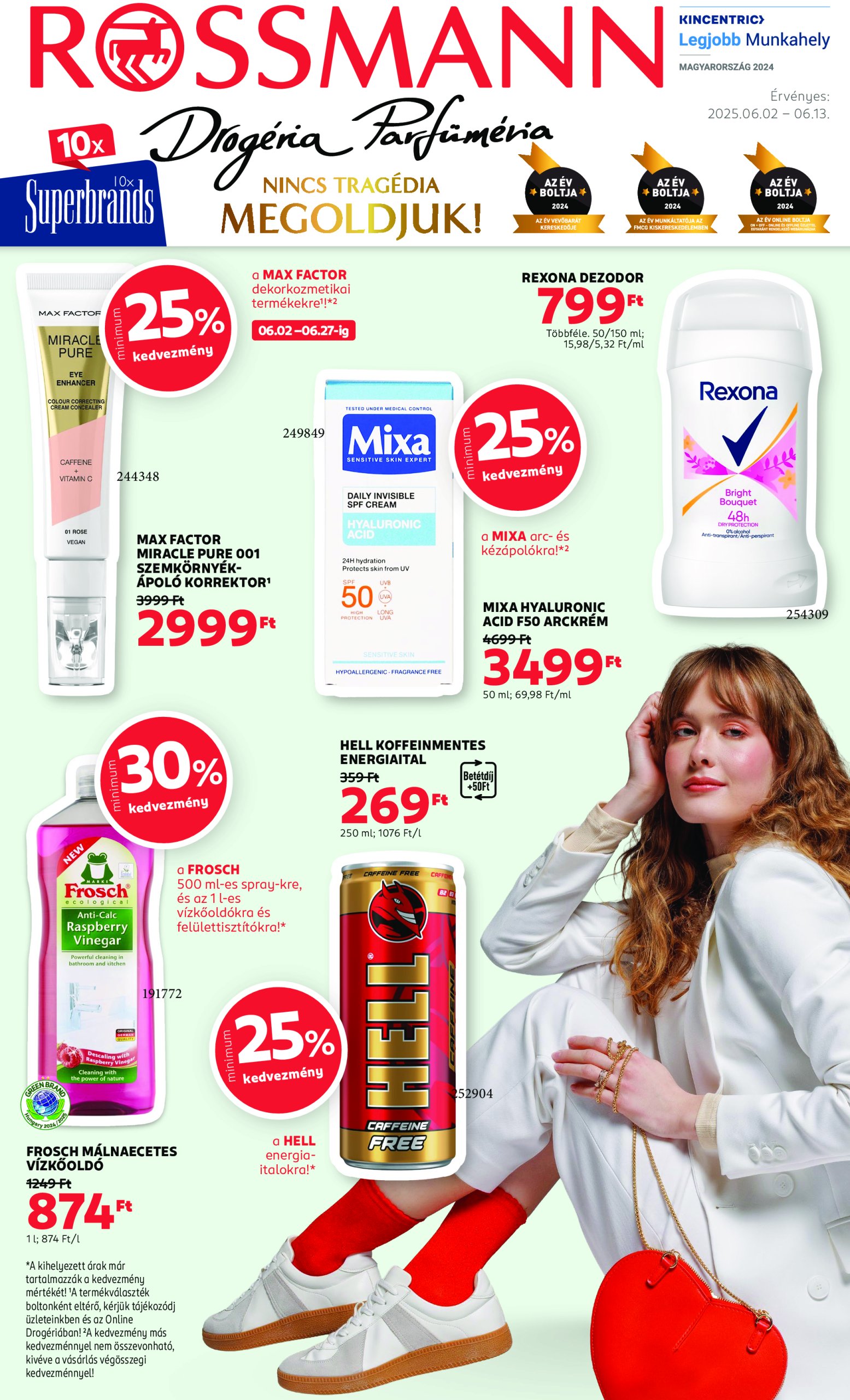 rossmann - Rossmann akciós újság, érvényes 06.02. - 06.13.
