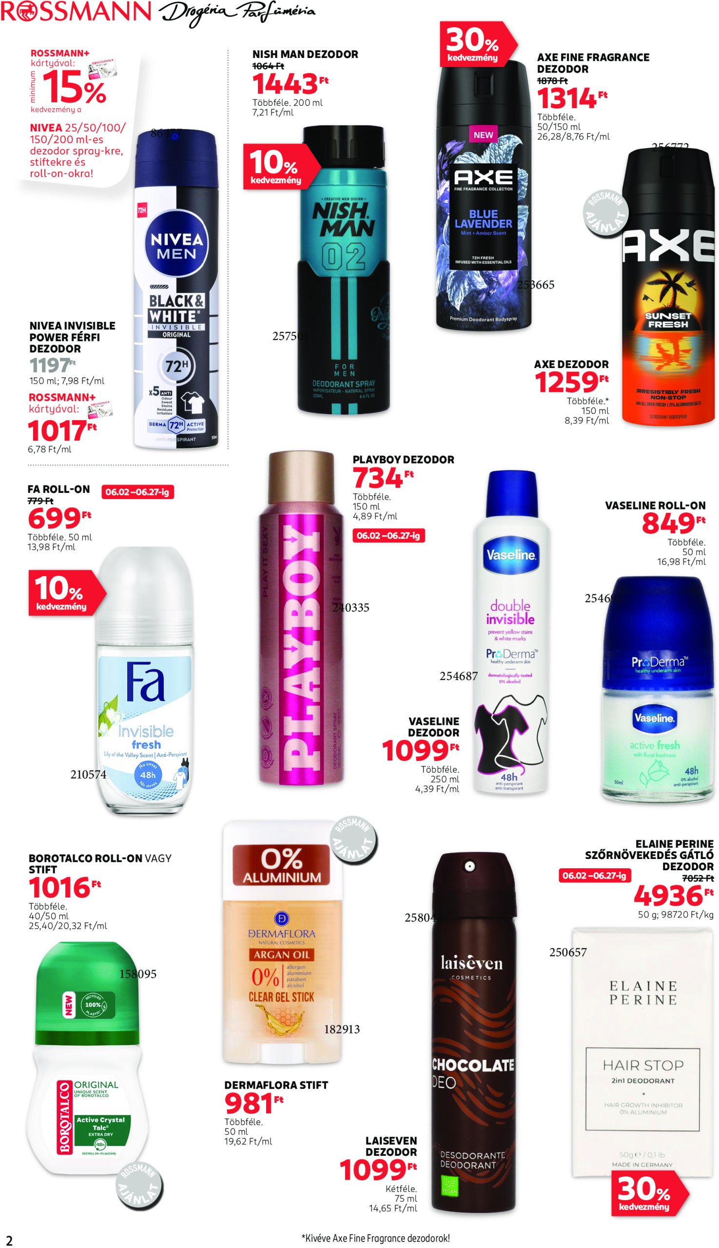 rossmann - Rossmann akciós újság, érvényes 06.02. - 06.13. - page: 2 rossmann - Rossmann akciós újság, érvényes 06.02. - 06.13. - page: 2