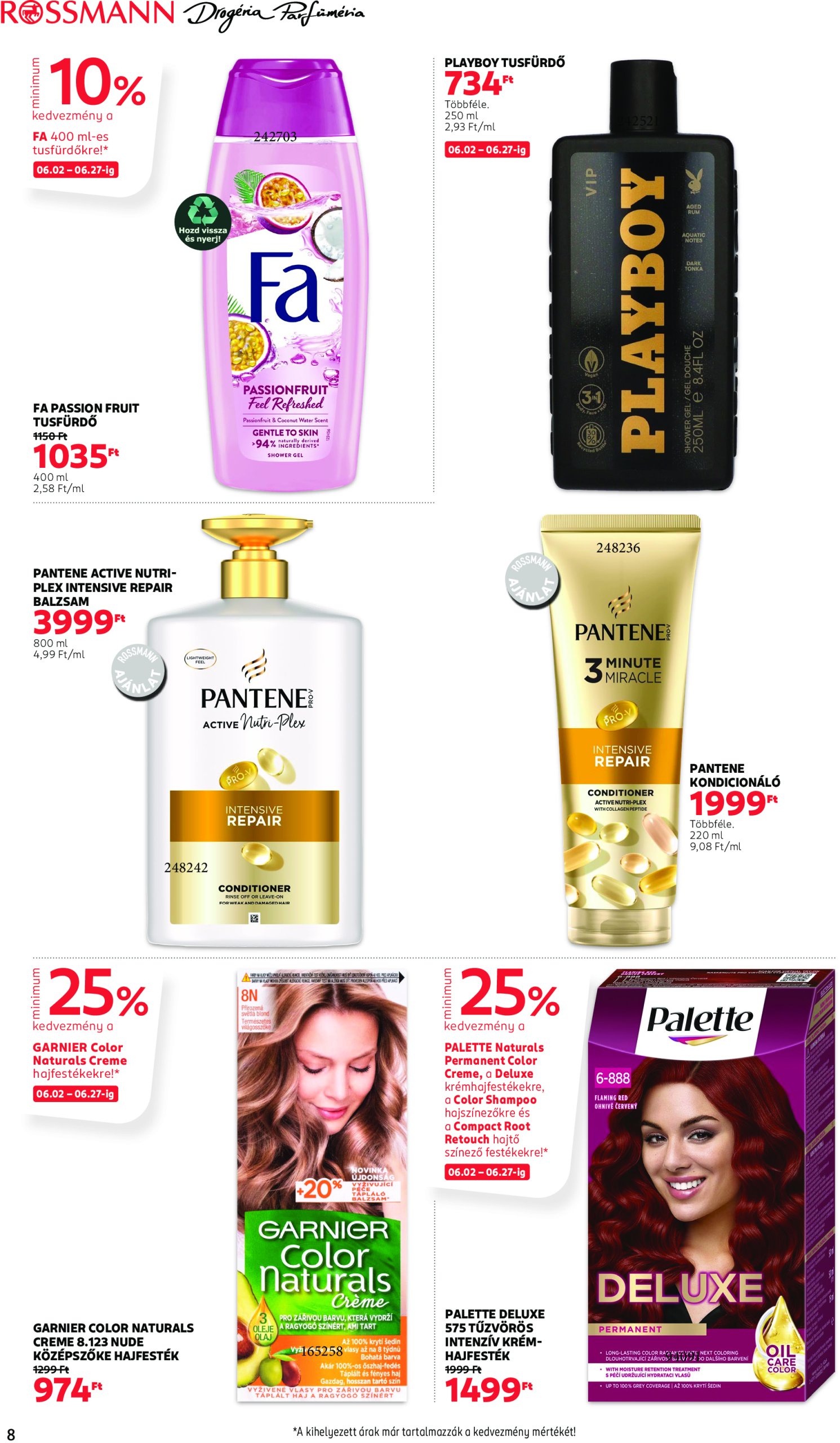 rossmann - Rossmann akciós újság, érvényes 06.16. - 06.27. - page: 8