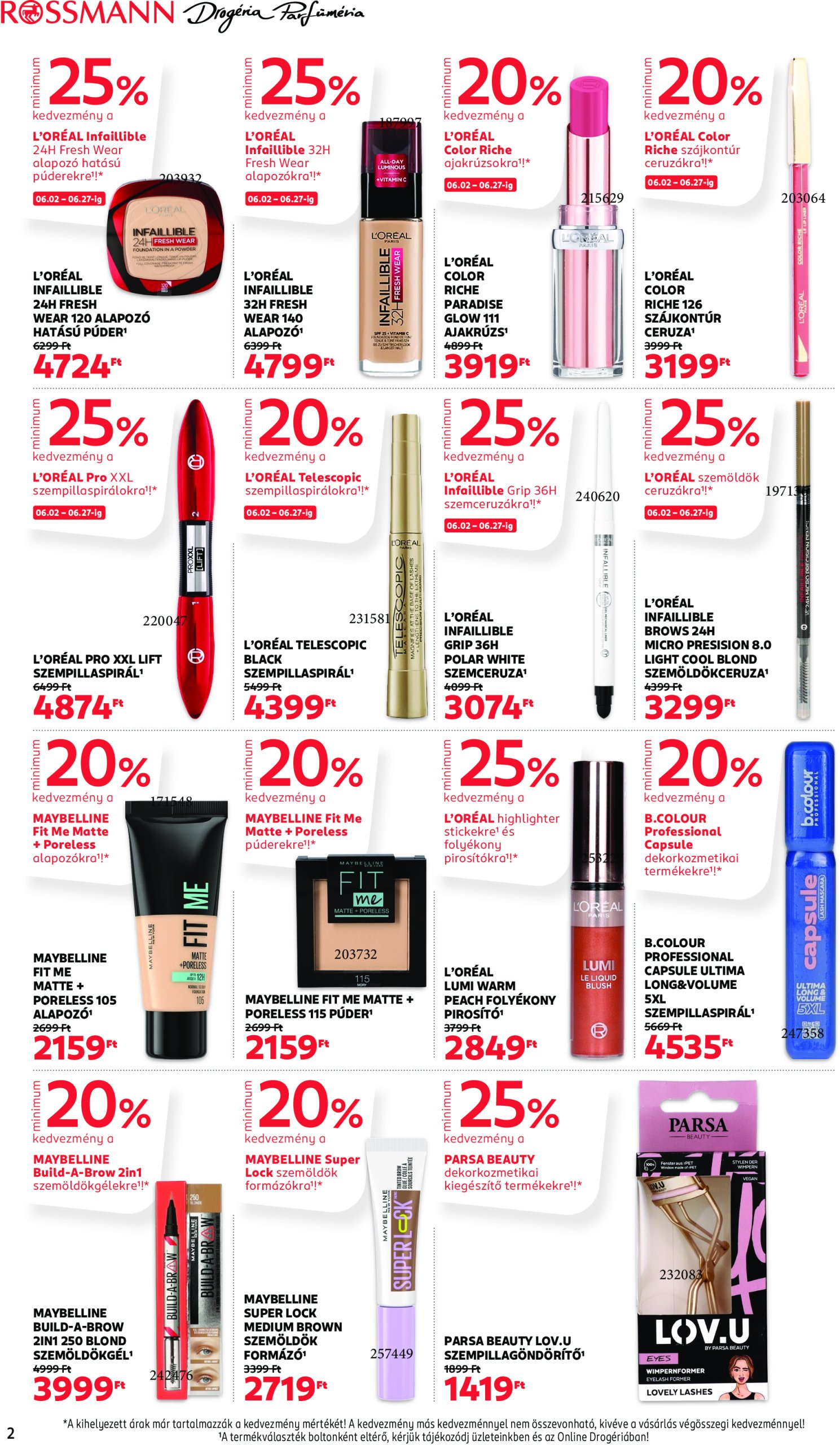 rossmann - Rossmann akciós újság, érvényes 06.16. - 06.27. - page: 2