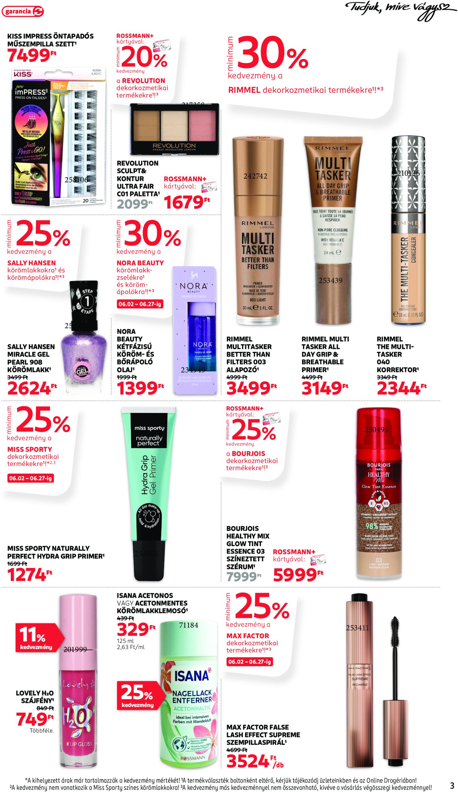 rossmann - Rossmann akciós újság, érvényes 06.16. - 06.27. - page: 3