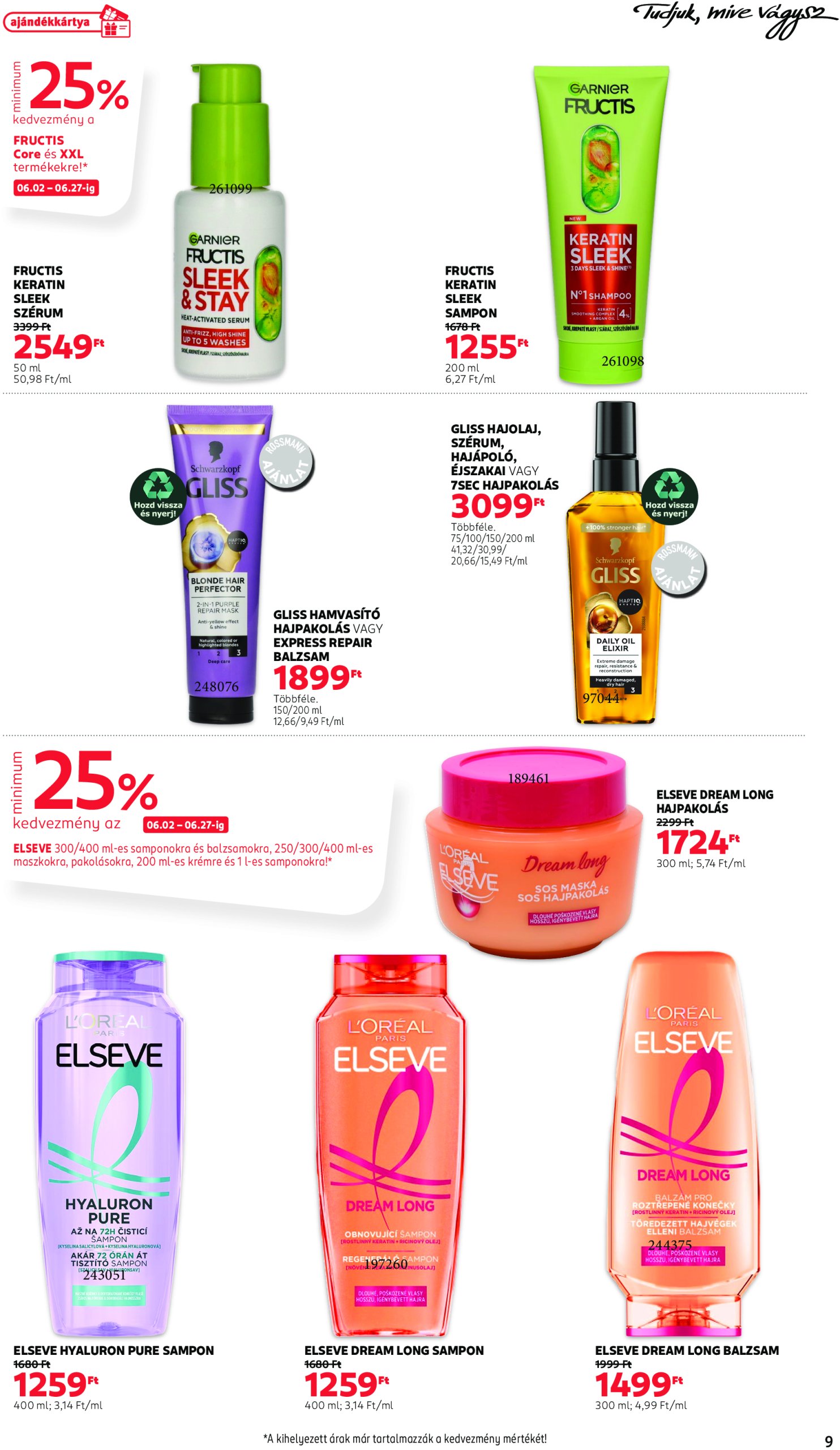 rossmann - Rossmann akciós újság, érvényes 06.16. - 06.27. - page: 9