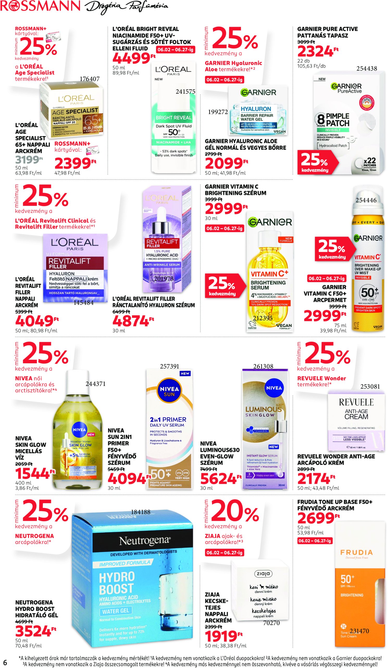 rossmann - Rossmann akciós újság, érvényes 06.16. - 06.27. - page: 6