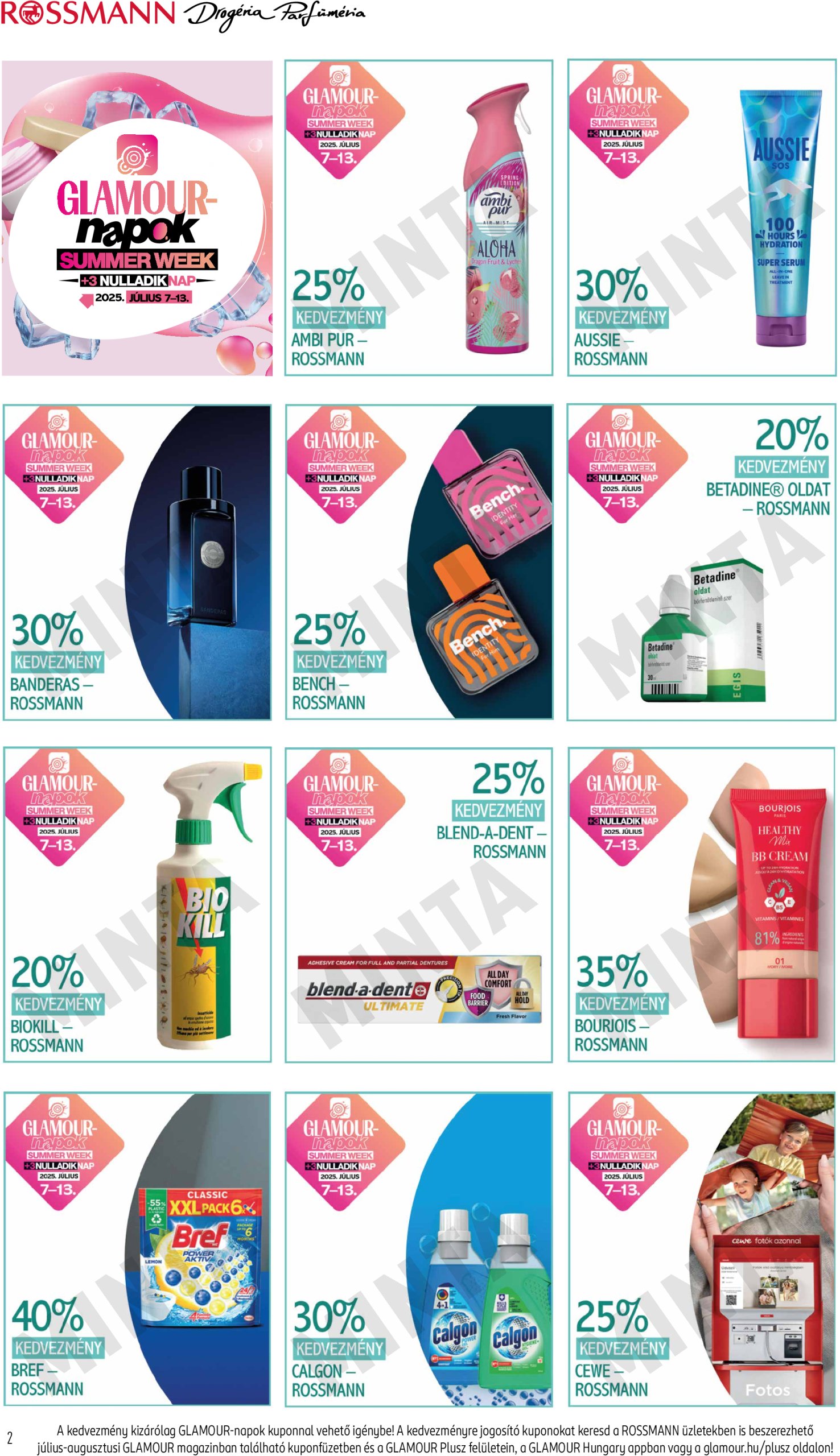 rossmann - Rossmann - Glamour-napok akciós újság, érvényes 07.07. - 07.13. - page: 2