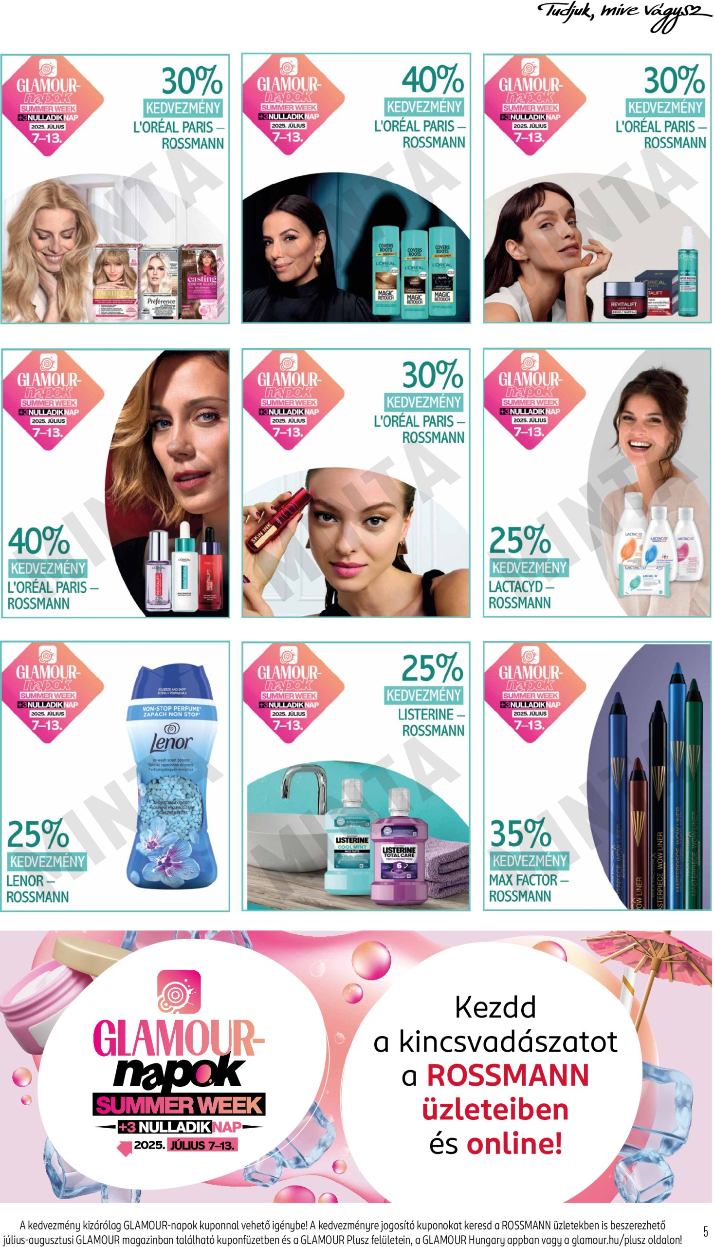 rossmann - Rossmann - Glamour-napok akciós újság, érvényes 07.07. - 07.13. - page: 5
