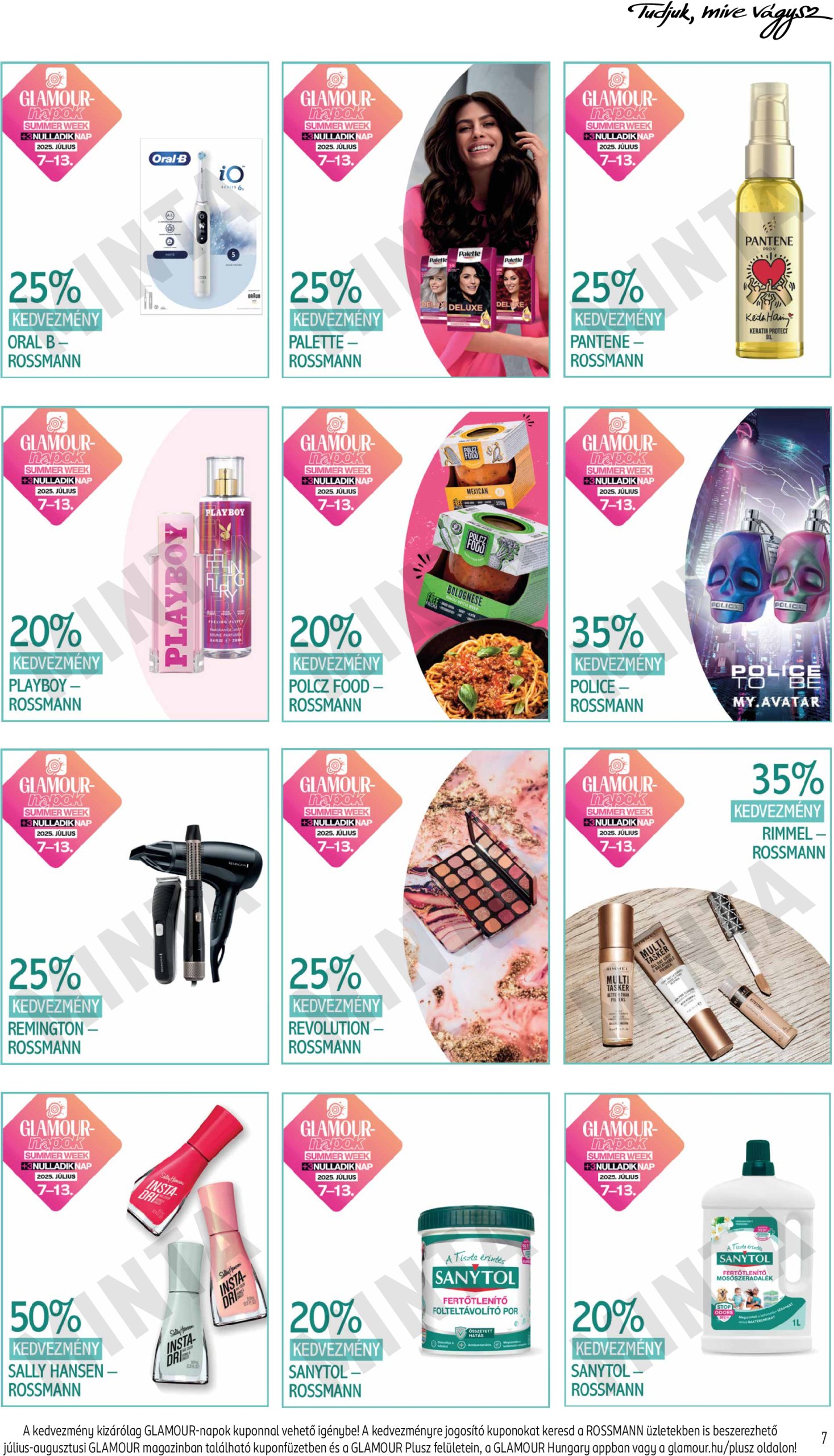 rossmann - Rossmann - Glamour-napok akciós újság, érvényes 07.07. - 07.13. - page: 7
