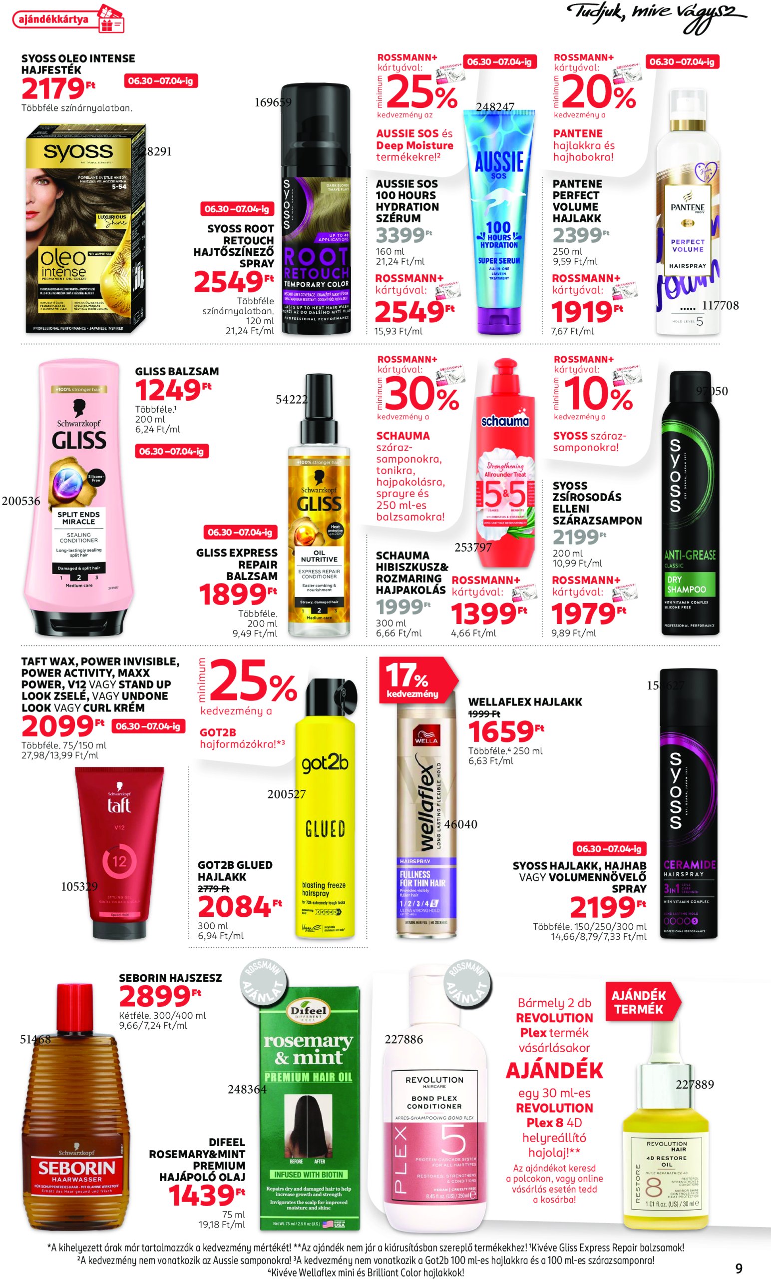 rossmann - Rossmann akciós újság, érvényes 06.30. - 07.11. - page: 9