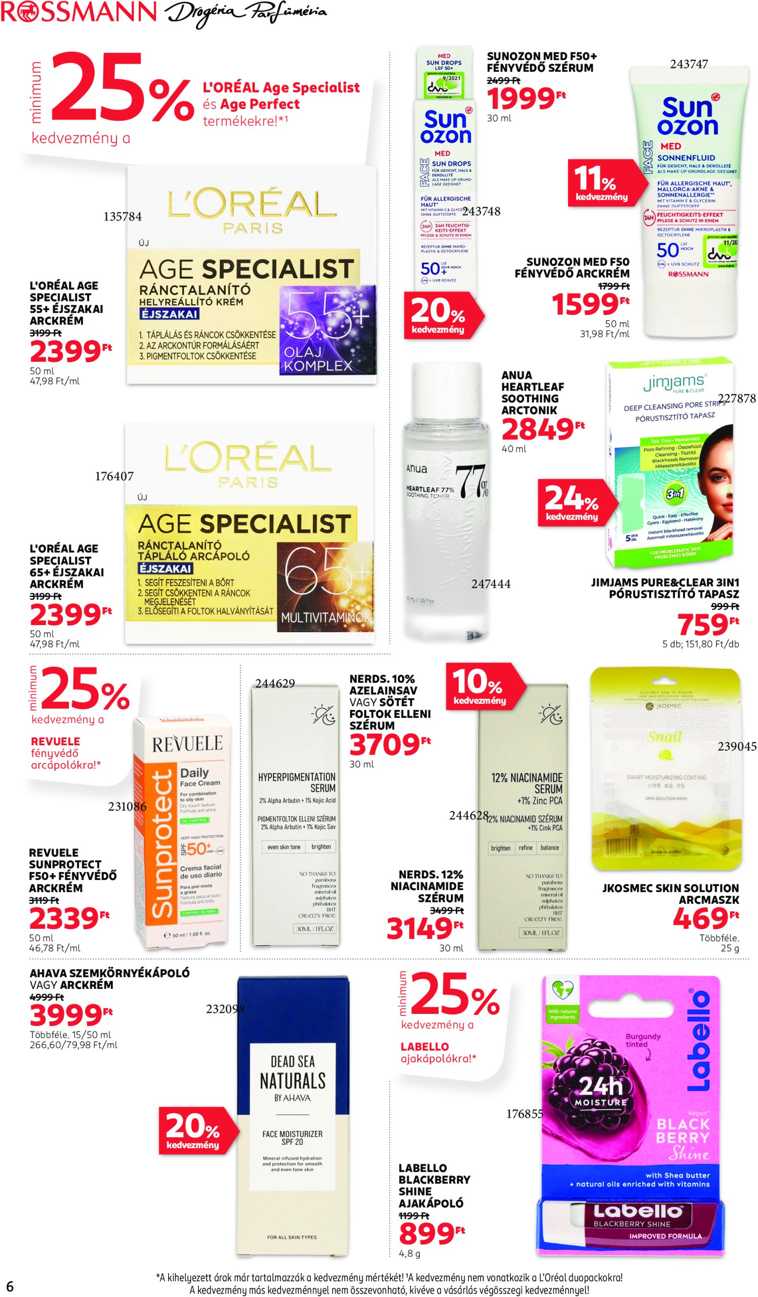 rossmann - Rossmann akciós újság, érvényes 06.30. - 07.11. - page: 6