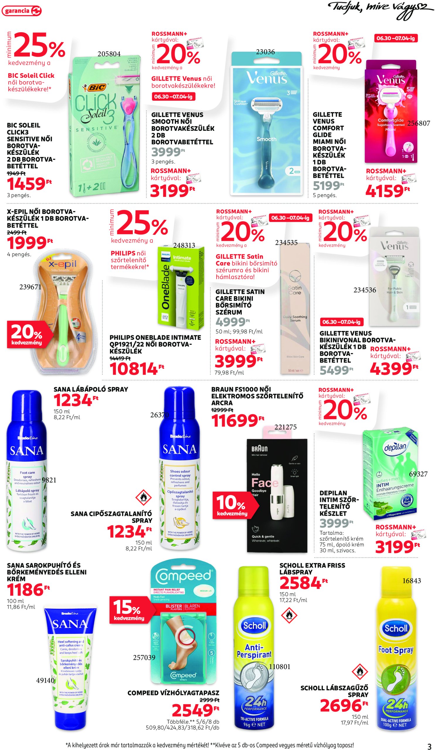 rossmann - Rossmann akciós újság, érvényes 06.30. - 07.11. - page: 3