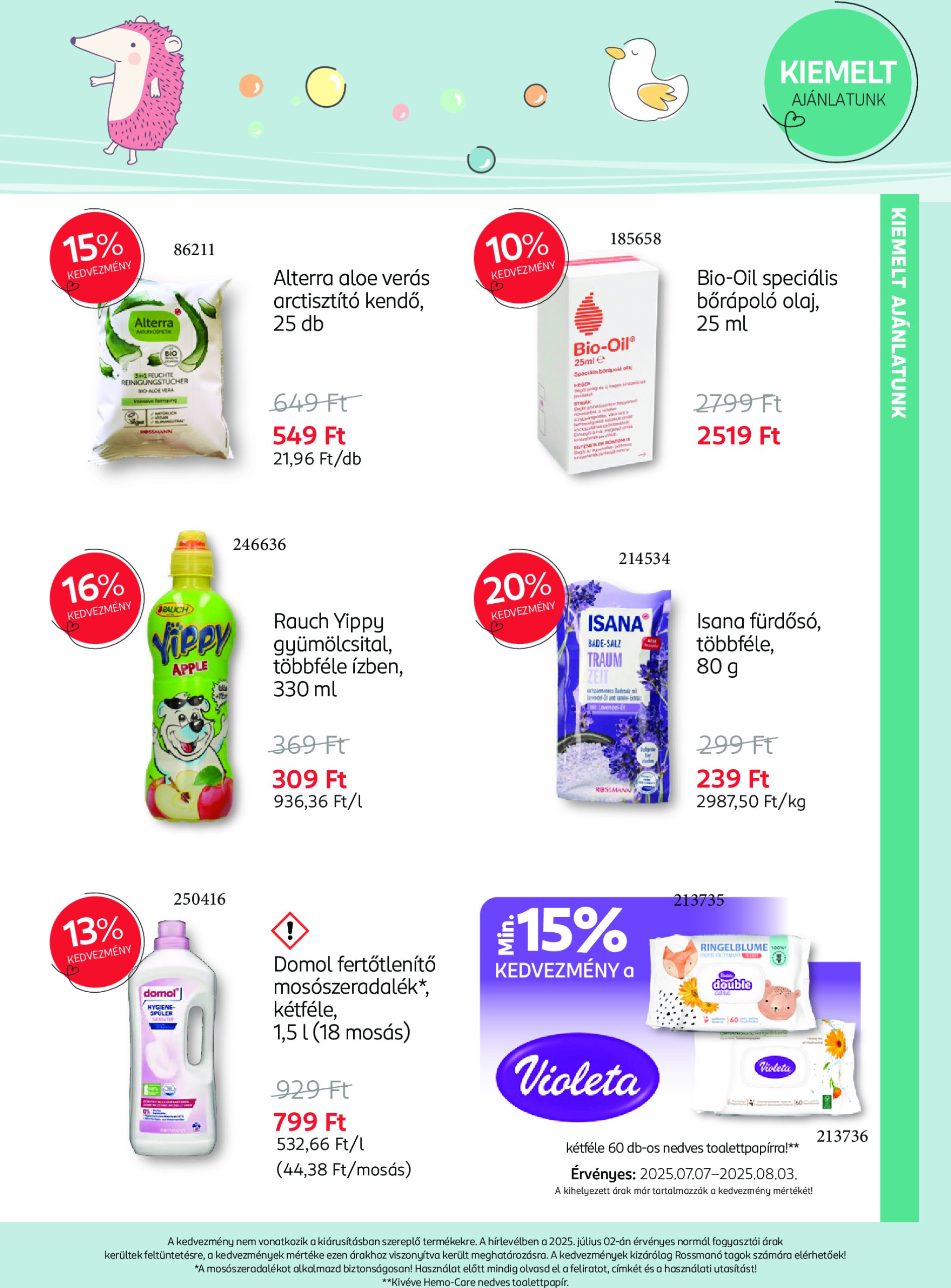 rossmann - Rossmann akciós újság, érvényes 07.07. - 08.03. - page: 3