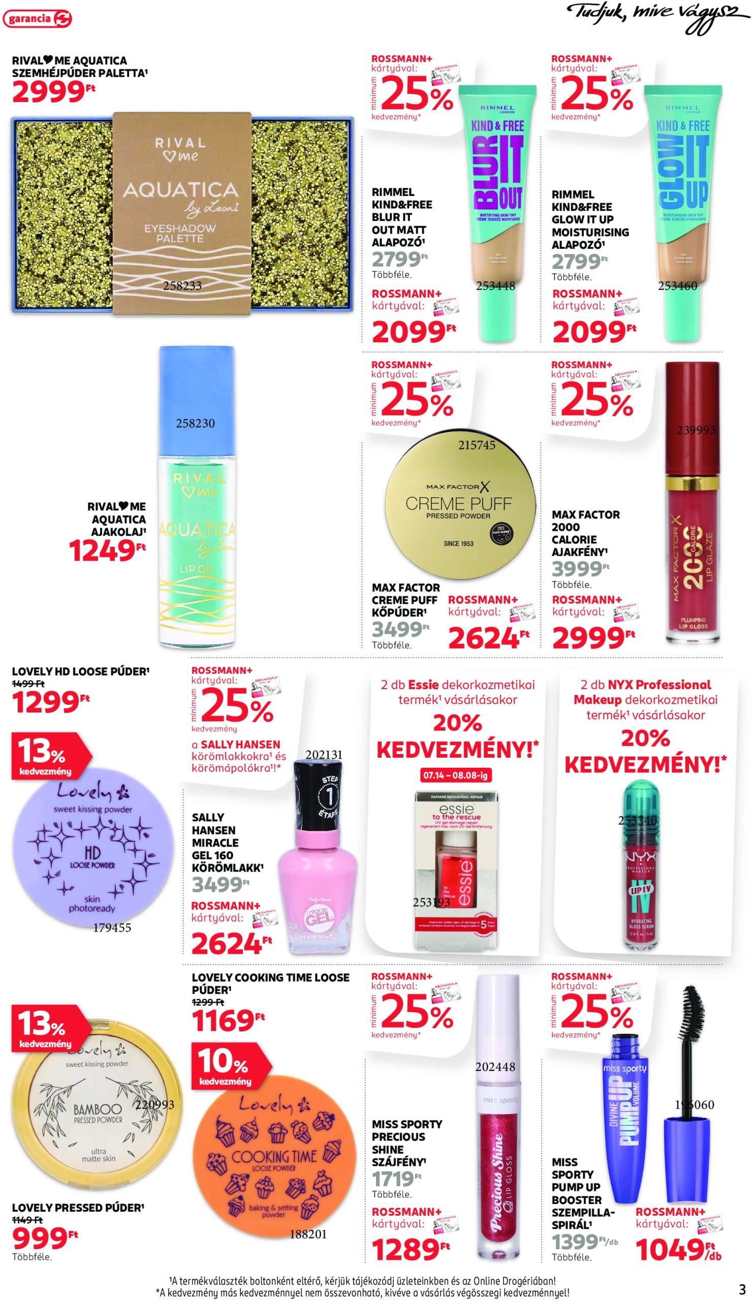 rossmann - Rossmann akciós újság, érvényes 07.14. - 07.25. - page: 3