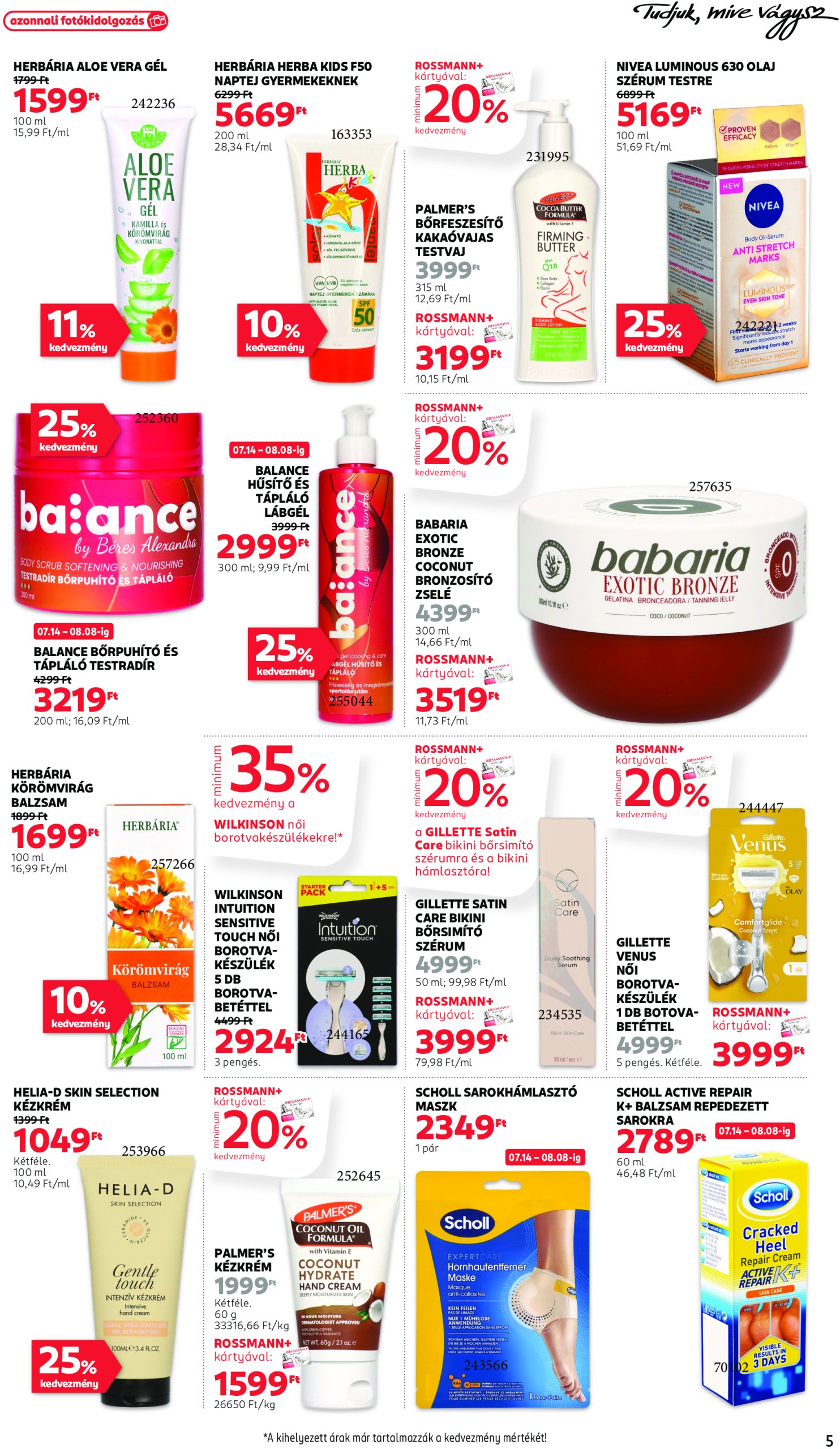 rossmann - Rossmann akciós újság, érvényes 07.14. - 07.25. - page: 5