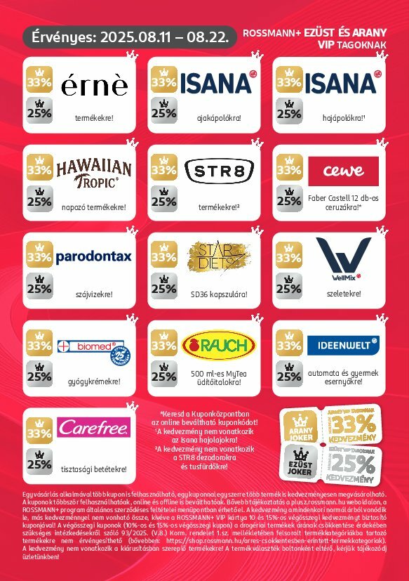 rossmann - Rossmann - Kuponjaid akciós újság, érvényes 08.11. - 08.22. - page: 3