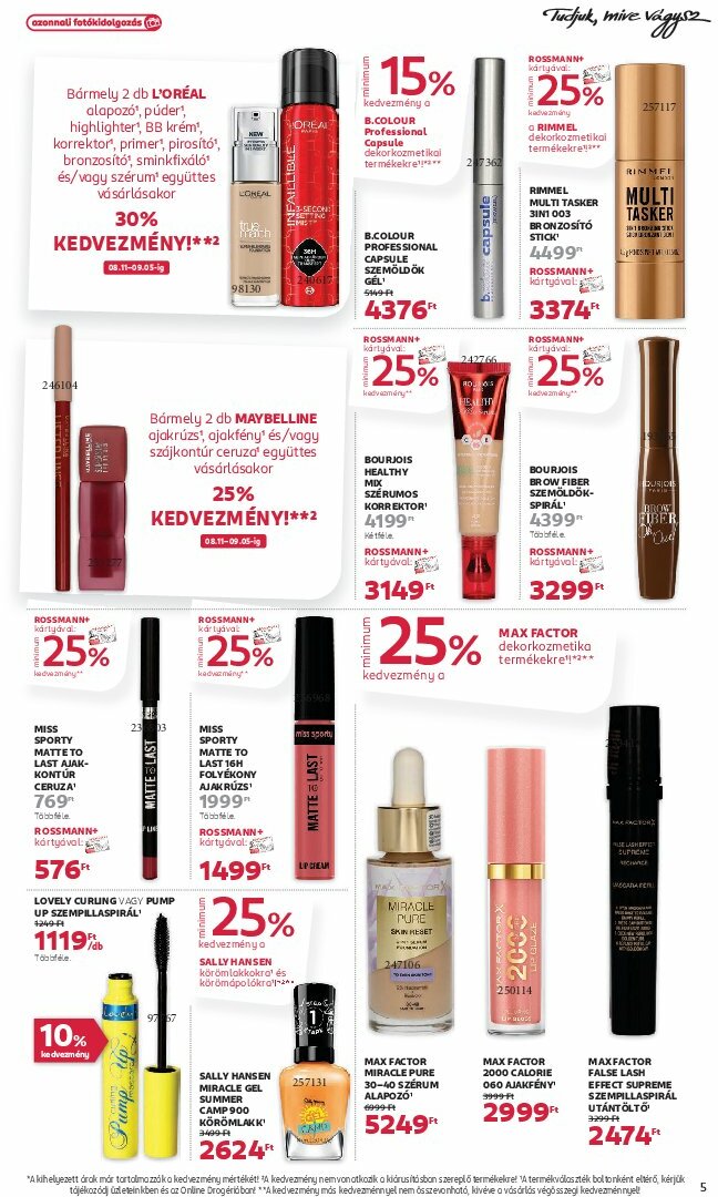 rossmann - Rossmann akciós újság, érvényes 08.11. - 08.22. - page: 5