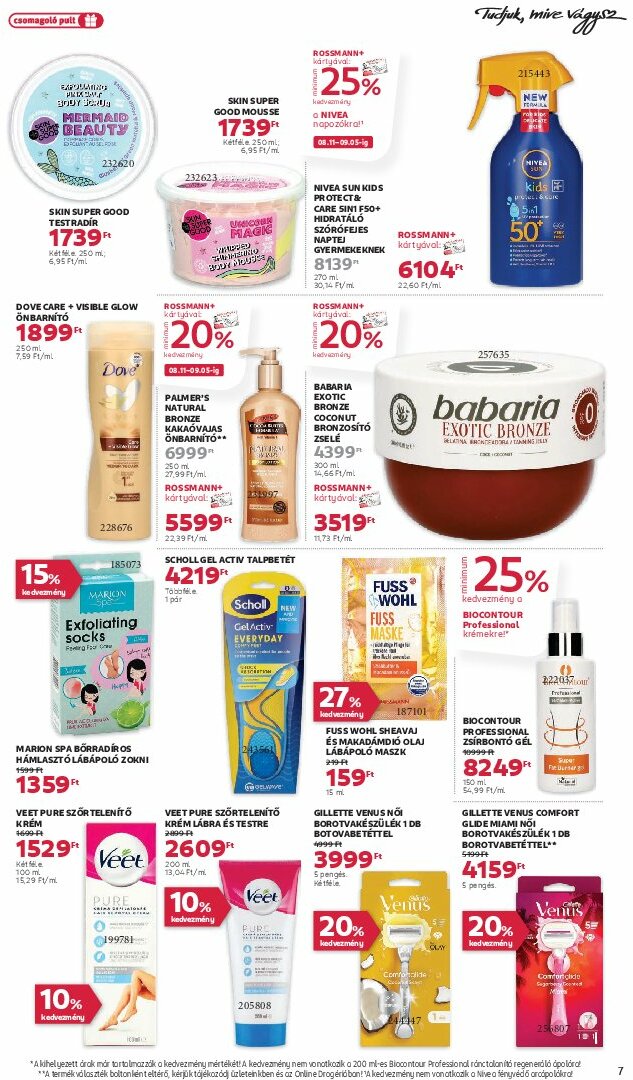 rossmann - Rossmann akciós újság, érvényes 08.11. - 08.22. - page: 7