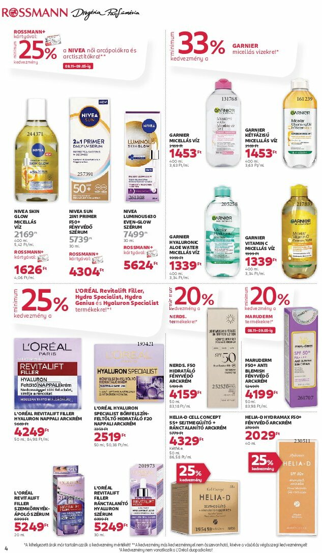 rossmann - Rossmann akciós újság, érvényes 08.11. - 08.22. - page: 4