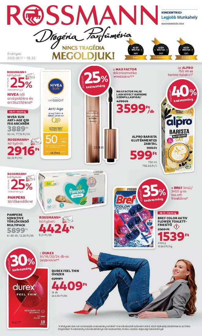 rossmann - Rossmann akciós újság, érvényes 08.11. - 08.22.