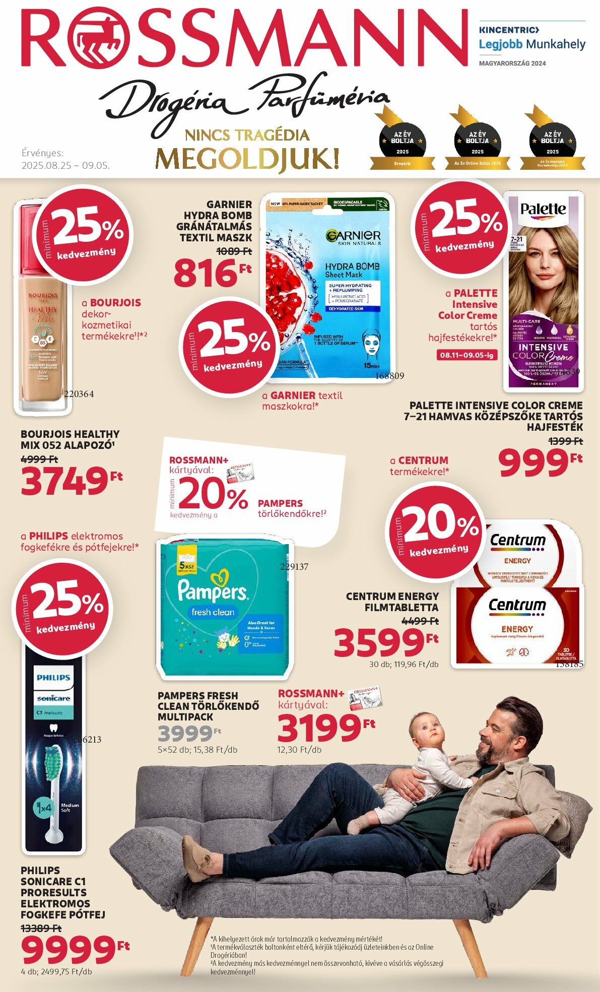rossmann - Rossmann akciós újság, érvényes 08.25. - 09.05.
