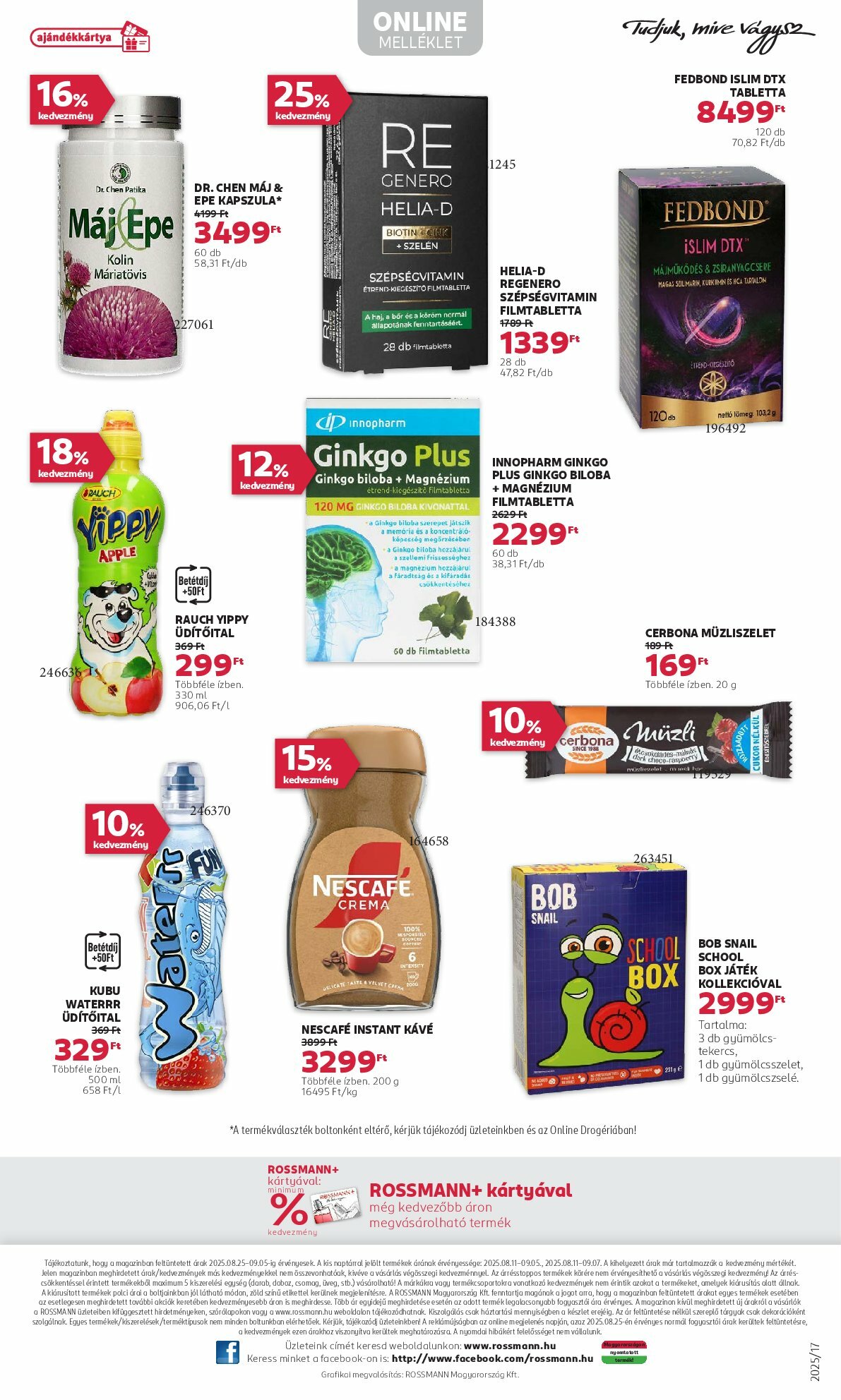 rossmann - Rossmann akciós újság, érvényes 08.25. - 09.05. - page: 33