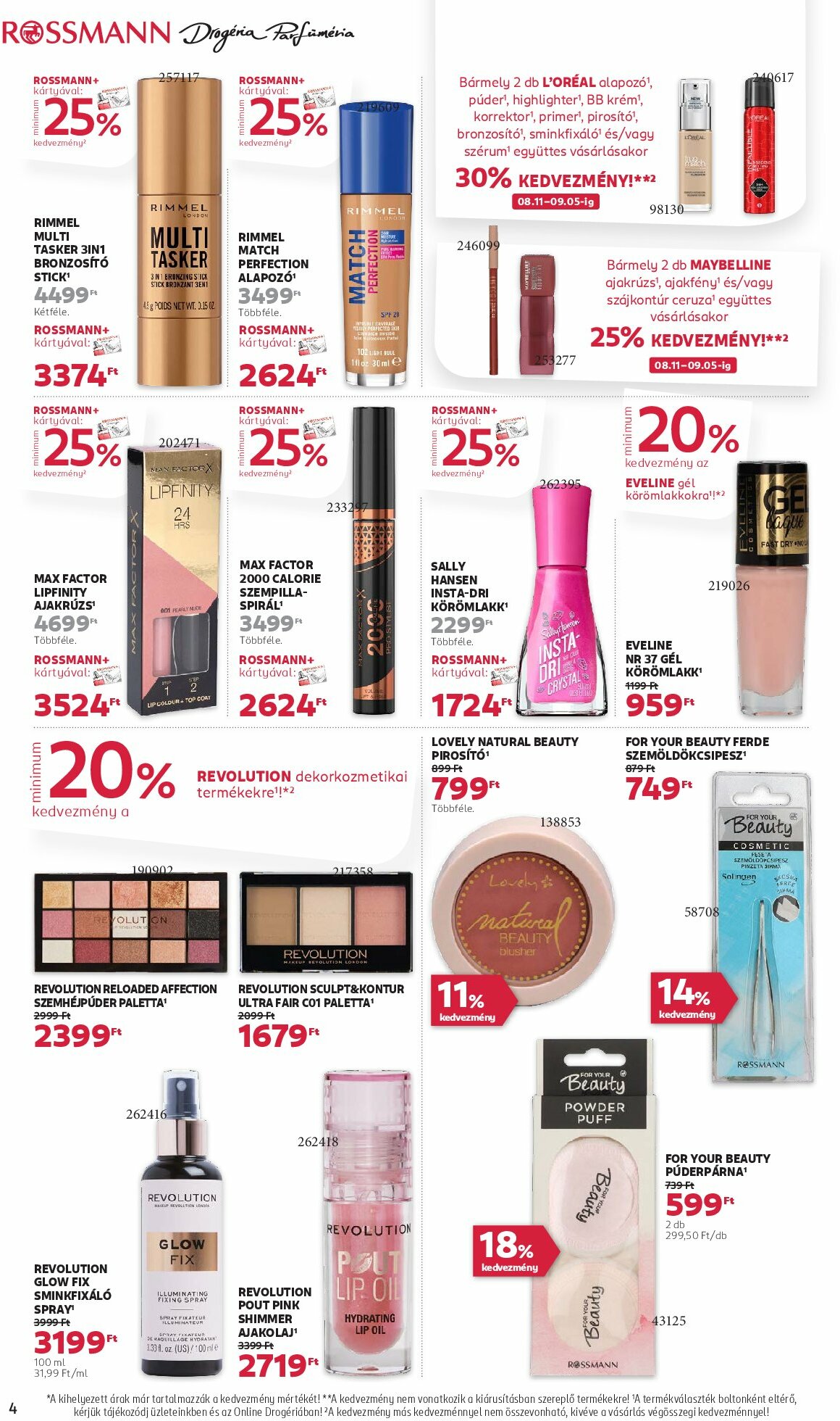 rossmann - Rossmann akciós újság, érvényes 08.25. - 09.05. - page: 4
