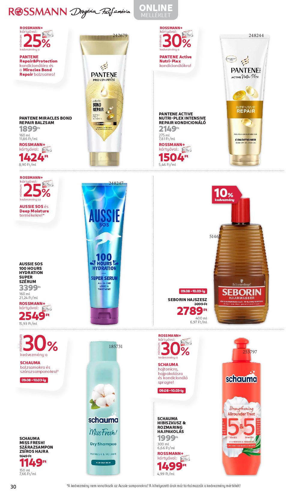 rossmann - Rossmann akciós újság, érvényes 09.08. - 09.19. - page: 32