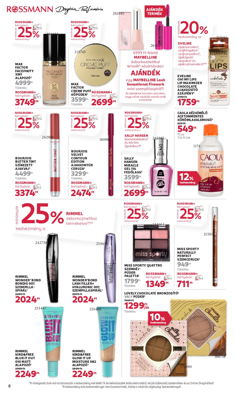 rossmann - Rossmann akciós újság, érvényes 09.08. - 09.19. - page: 6