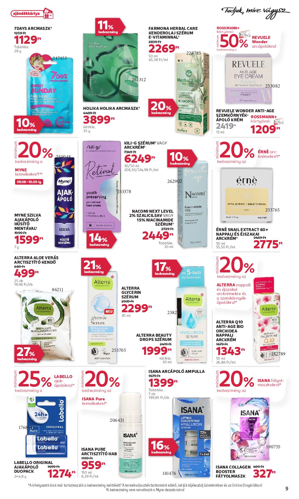 rossmann - Rossmann akciós újság, érvényes 09.08. - 09.19. - page: 9
