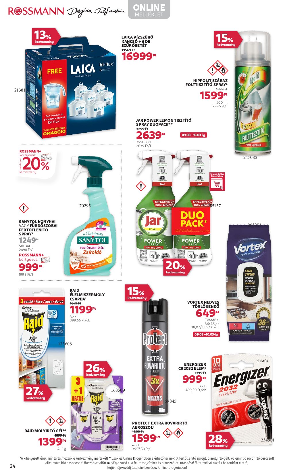 rossmann - Rossmann akciós újság, érvényes 09.08. - 09.19. - page: 38