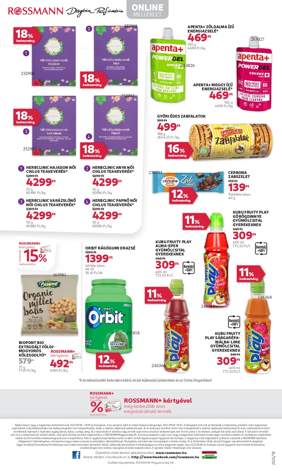 rossmann - Rossmann akciós újság, érvényes 09.08. - 09.19. - page: 40