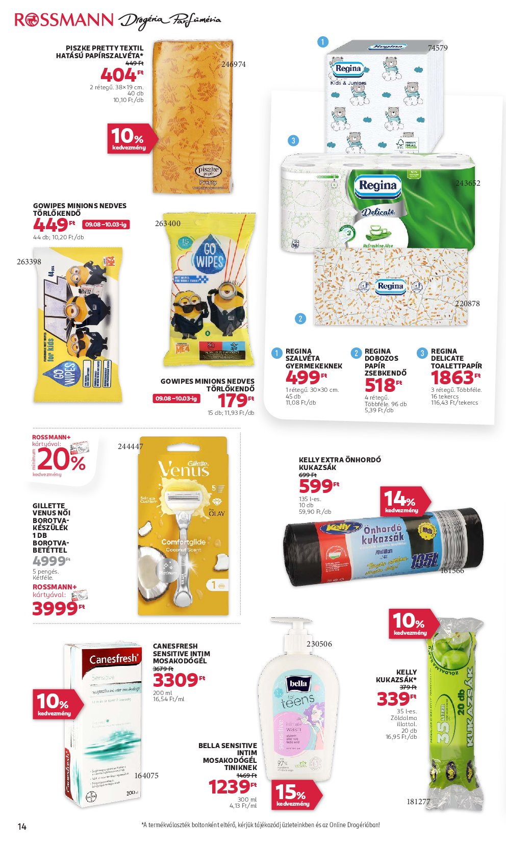rossmann - Rossmann akciós újság, érvényes 09.08. - 09.19. - page: 16