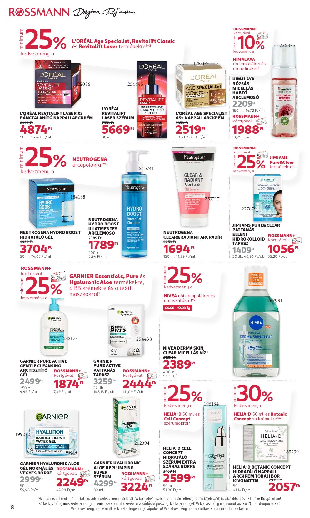 rossmann - Rossmann akciós újság, érvényes 09.08. - 09.19. - page: 8