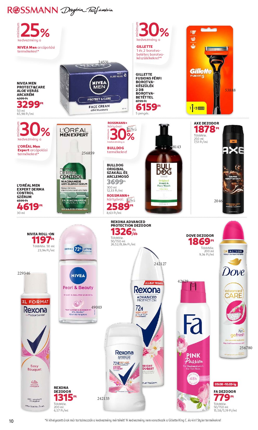 rossmann - Rossmann akciós újság, érvényes 09.08. - 09.19. - page: 10