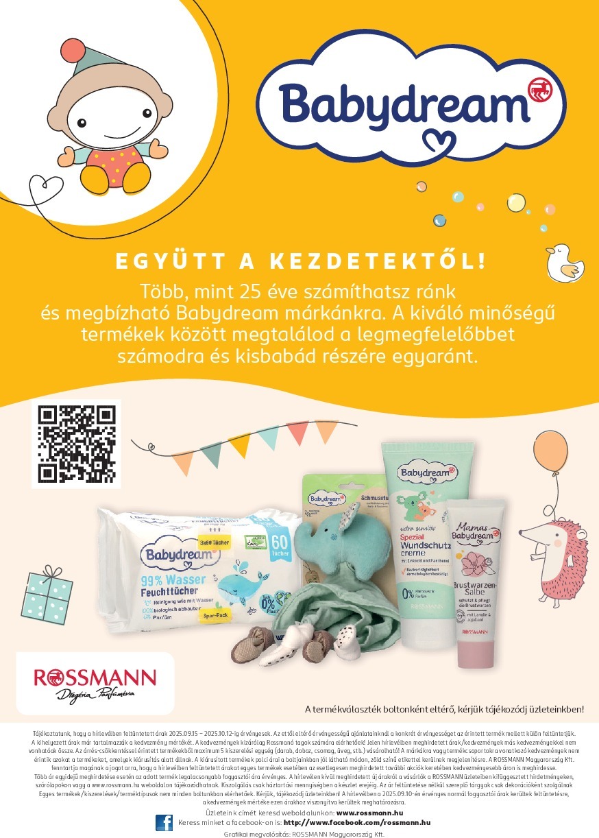 rossmann - Rossmann - Babaprogram akciós újság, érvényes 09.15. - 10.12. - page: 12