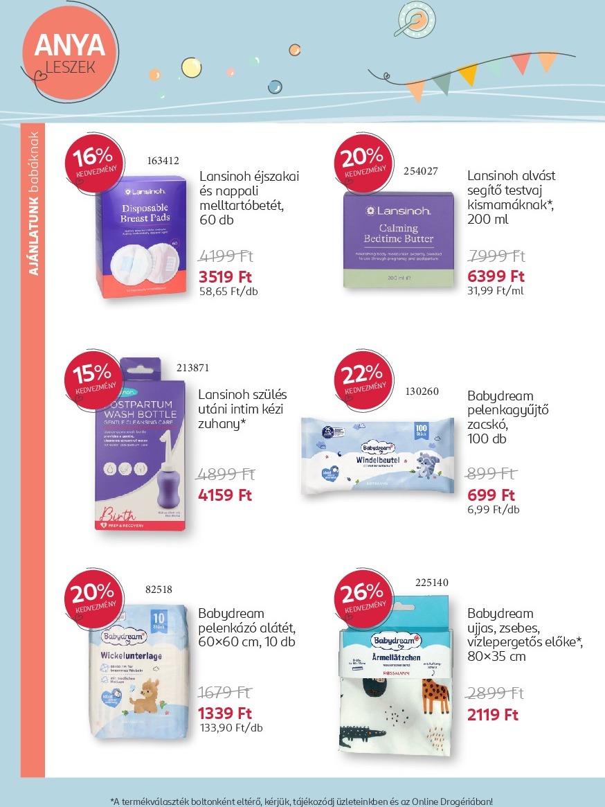 rossmann - Rossmann - Babaprogram akciós újság, érvényes 09.15. - 10.12. - page: 6
