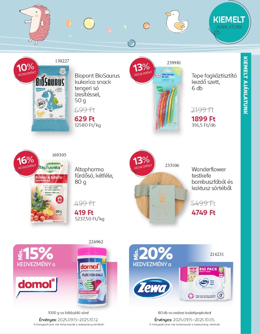 rossmann - Rossmann - Babaprogram akciós újság, érvényes 09.15. - 10.12. - page: 3