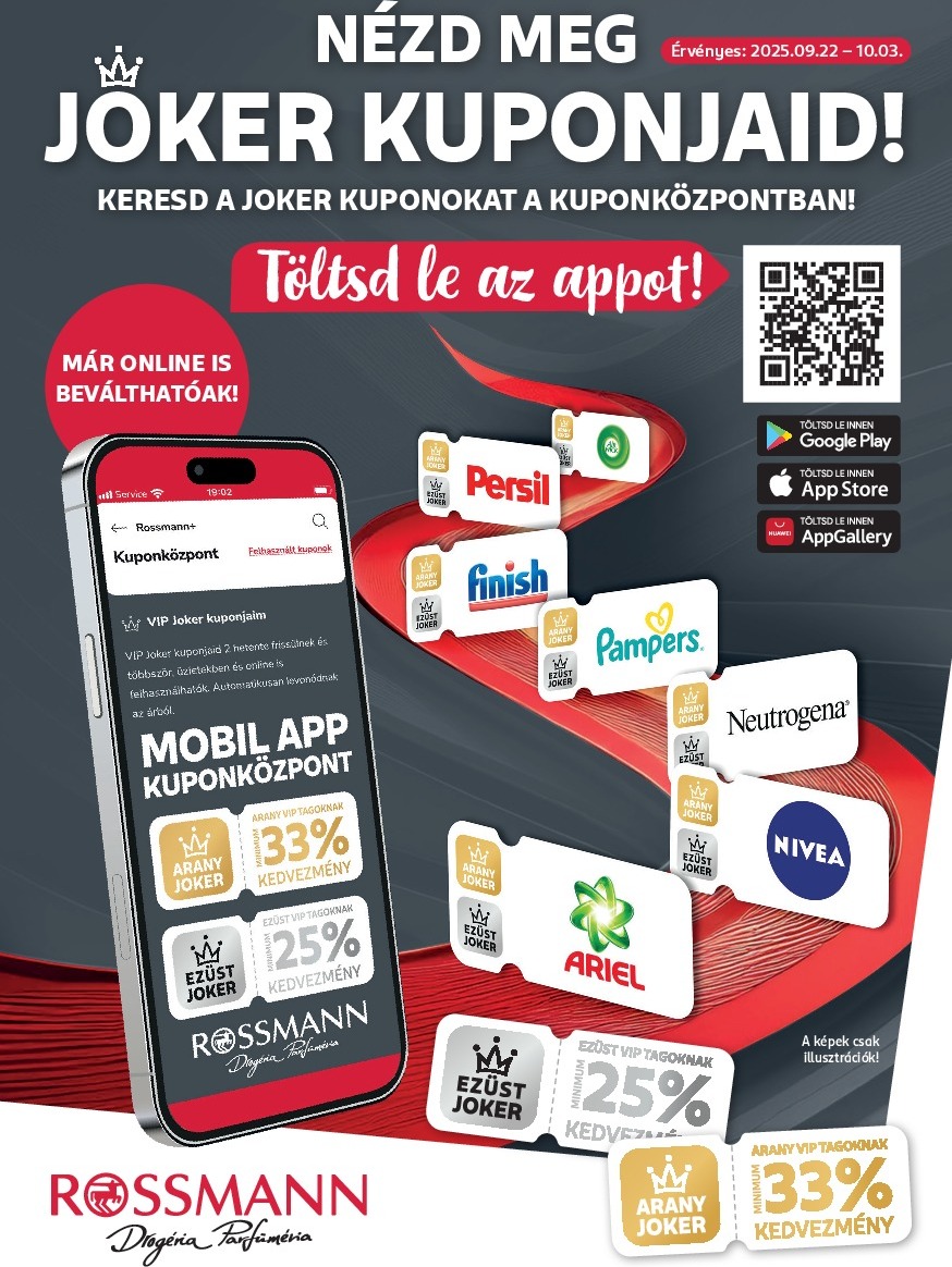 rossmann - Rossmann - Kuponjaid akciós újság, érvényes 09.22. - 10.03.