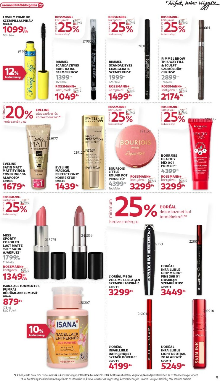 rossmann - Rossmann akciós újság, érvényes 09.22. - 10.03. - page: 5