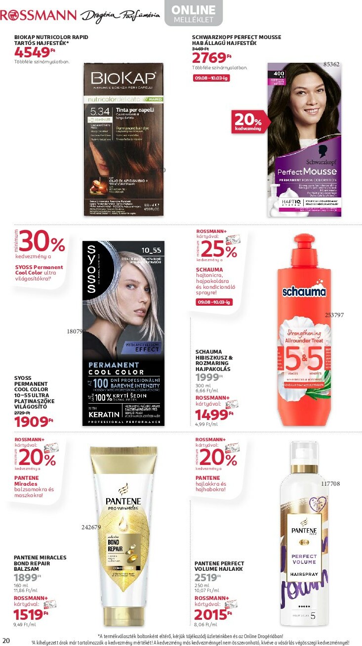 rossmann - Rossmann akciós újság, érvényes 09.22. - 10.03. - page: 22