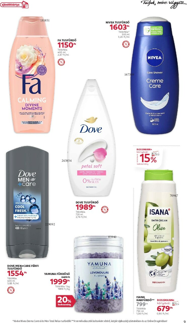 rossmann - Rossmann akciós újság, érvényes 09.22. - 10.03. - page: 9