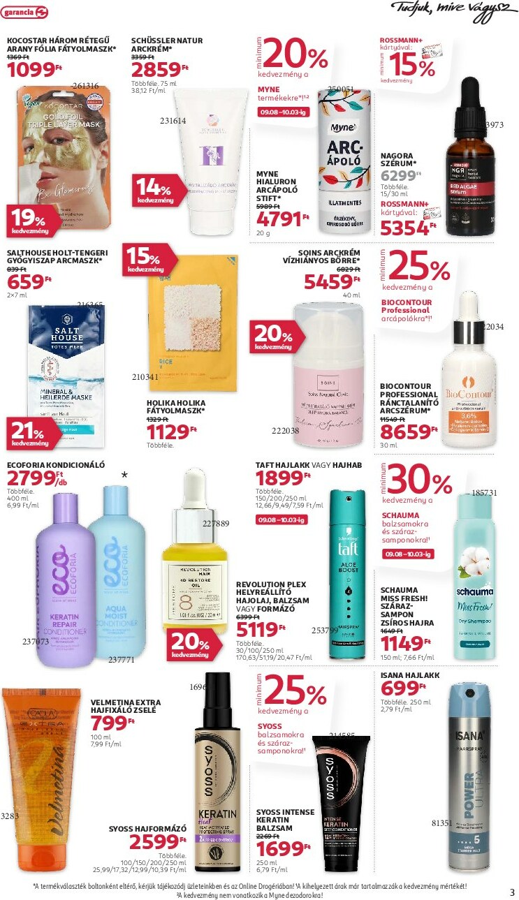 rossmann - Rossmann akciós újság, érvényes 09.22. - 10.03. - page: 3