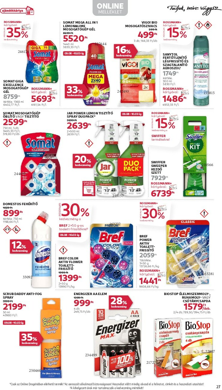 rossmann - Rossmann akciós újság, érvényes 09.22. - 10.03. - page: 29