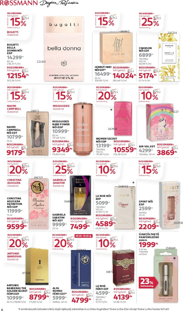 rossmann - Rossmann akciós újság, érvényes 09.22. - 10.03. - page: 6