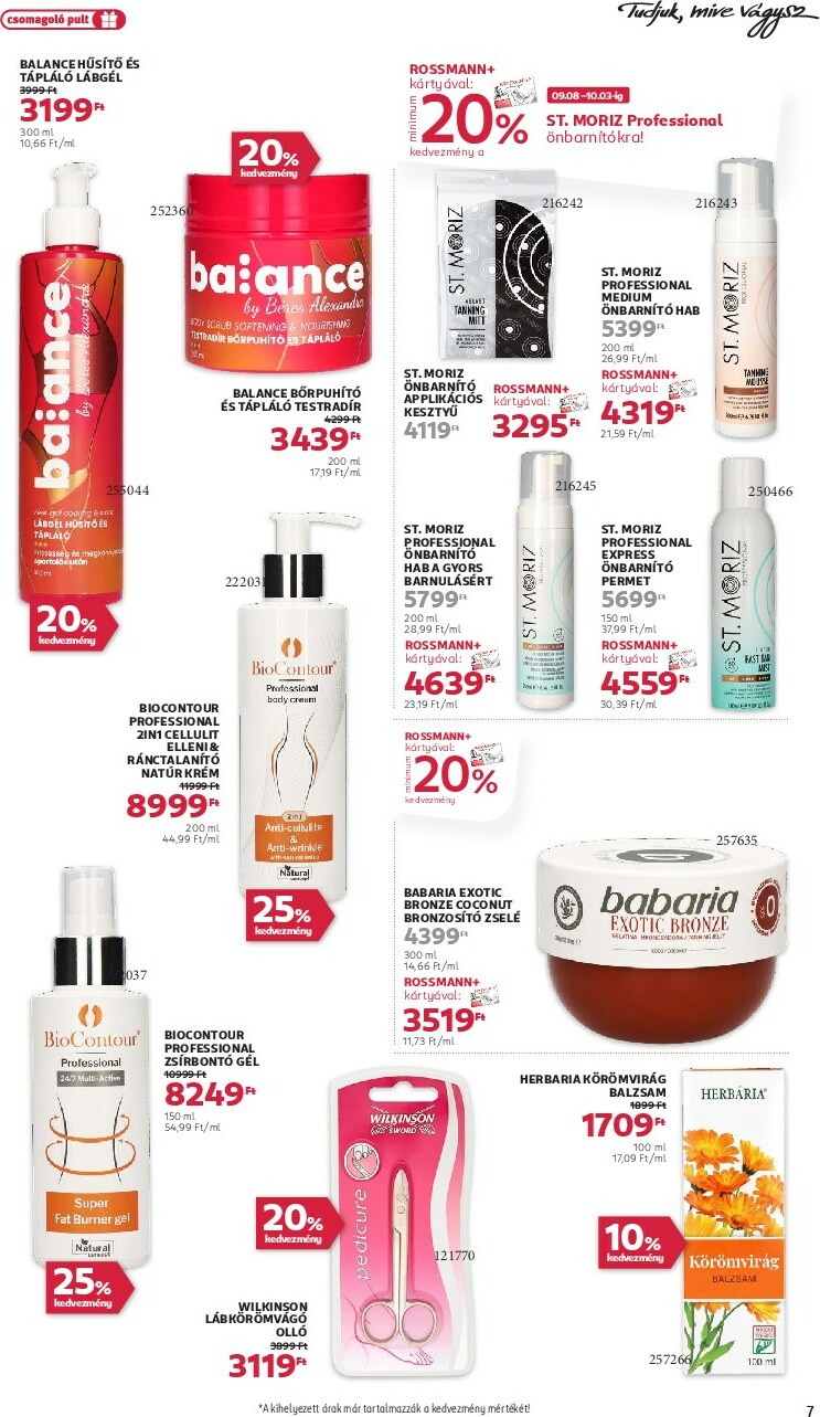 rossmann - Rossmann akciós újság, érvényes 09.22. - 10.03. - page: 7