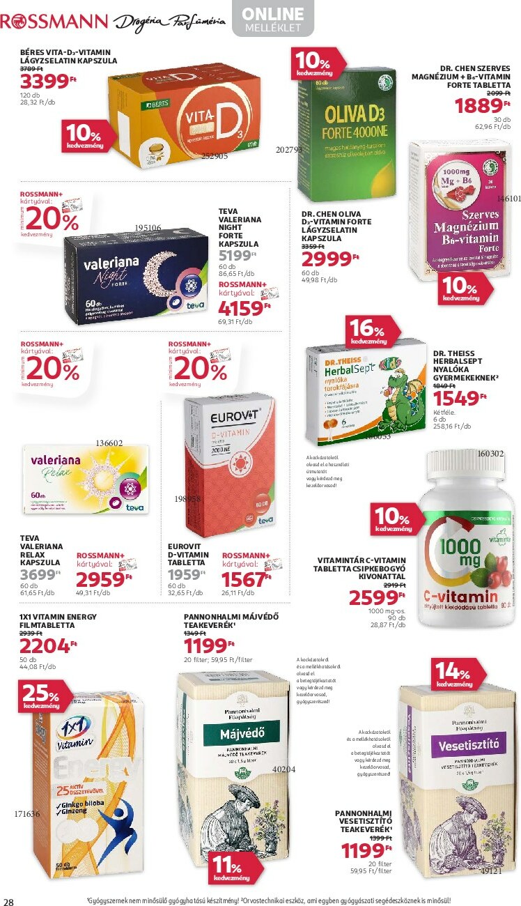 rossmann - Rossmann akciós újság, érvényes 09.22. - 10.03. - page: 30