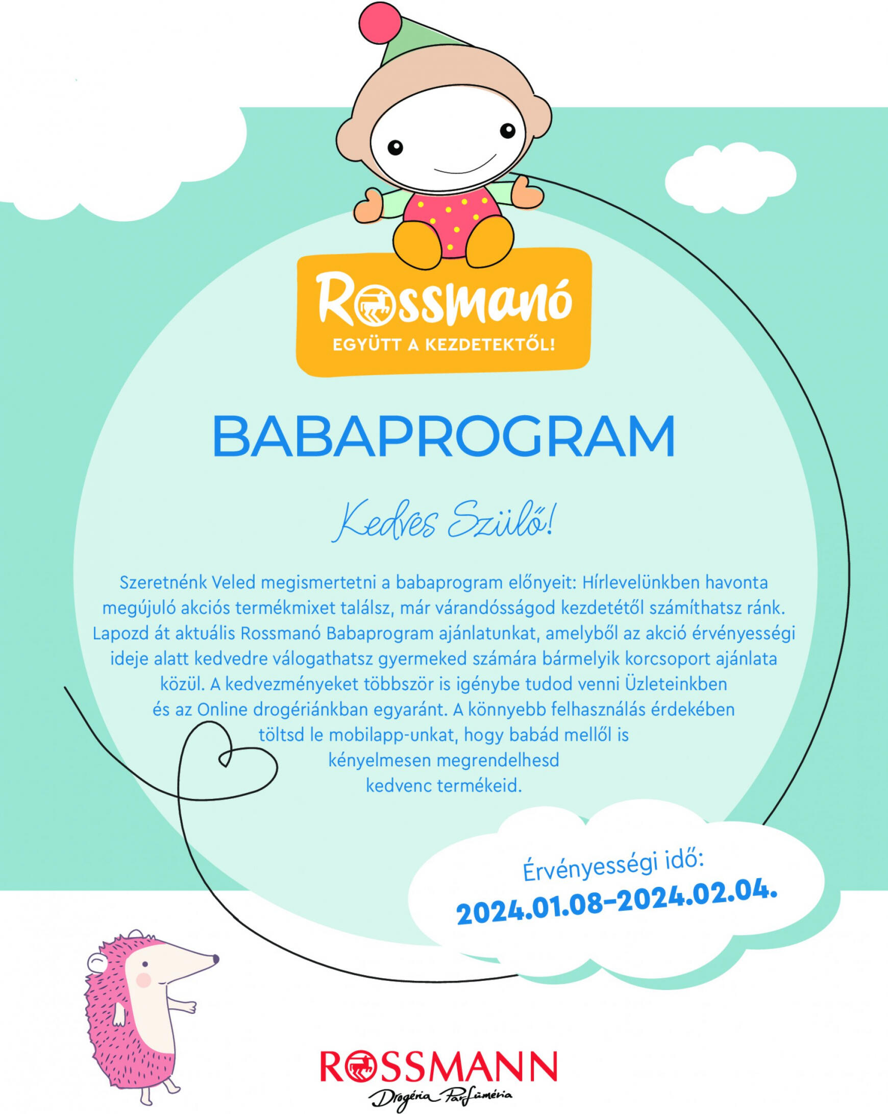 rossmann - Rossmann - Baba Program dátumtól érvényes 2024.01.08.