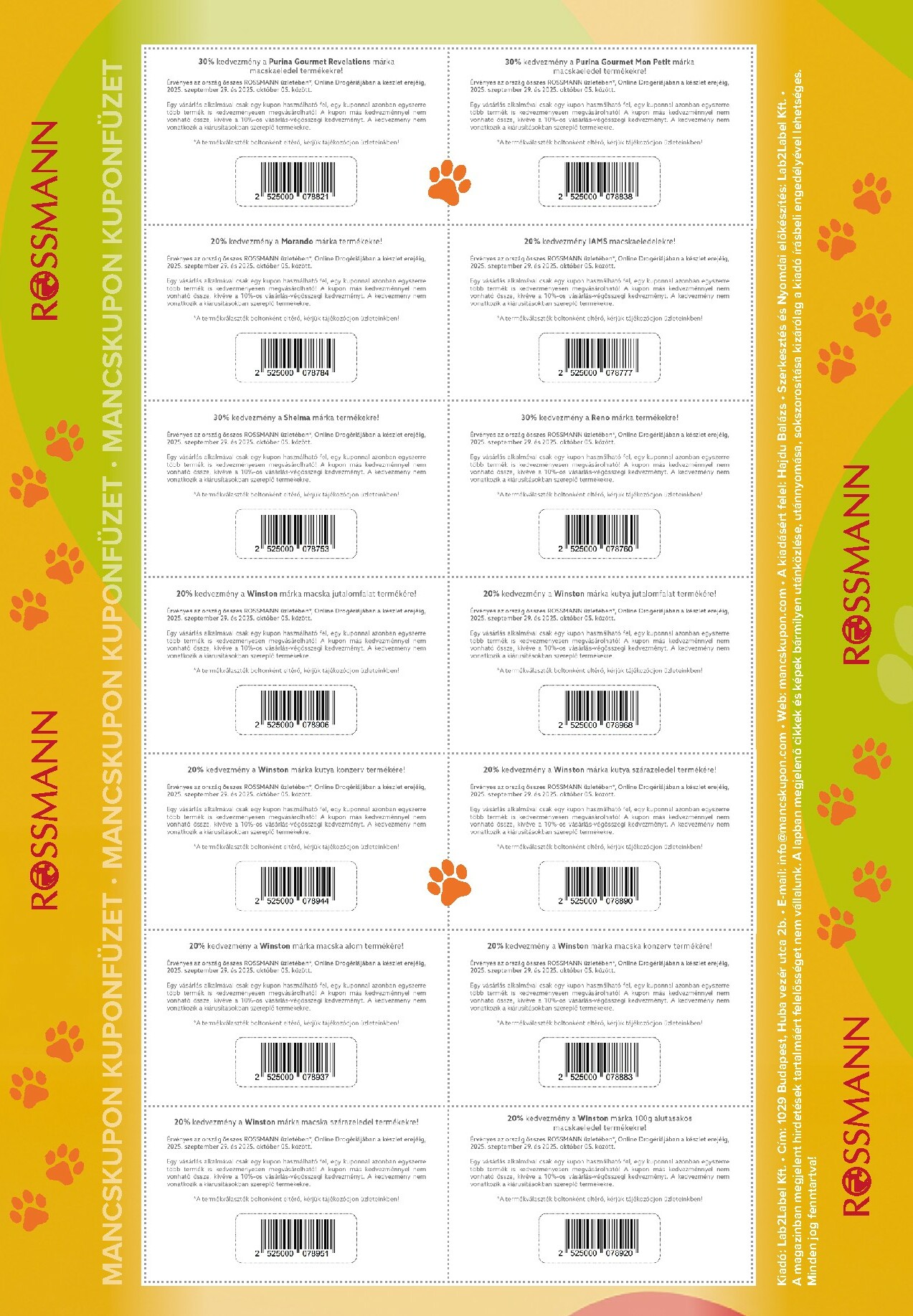 rossmann - Rossmann - Kuponjaid akciós újság, érvényes 09.29. - 10.05. - page: 4